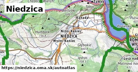 ikona Mapa autoatlas v niedzica