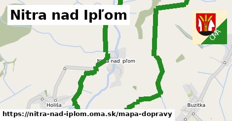 ikona Nitra nad Ipľom: 6,1 km trás mapa-dopravy v nitra-nad-iplom