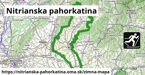 ikona Zimná mapa zimna-mapa v nitrianska-pahorkatina