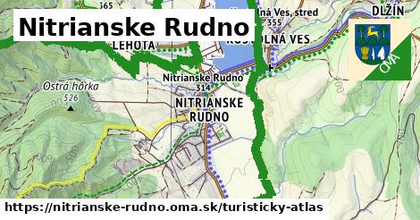 ikona Turistická mapa turisticky-atlas v nitrianske-rudno