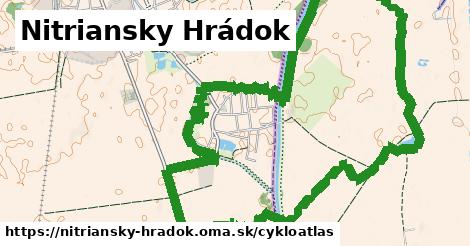 ikona Nitriansky Hrádok: 1,58 km trás cykloatlas v nitriansky-hradok