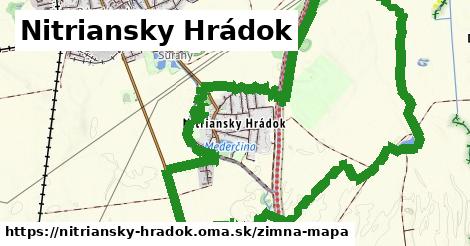 ikona Nitriansky Hrádok: 0 m trás zimna-mapa v nitriansky-hradok