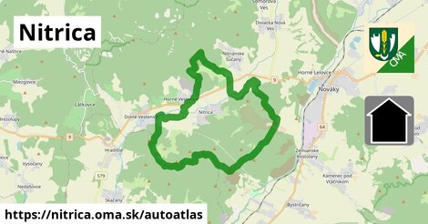 ikona Mapa autoatlas v nitrica