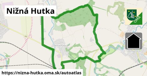 ulice v Nižná Hutka