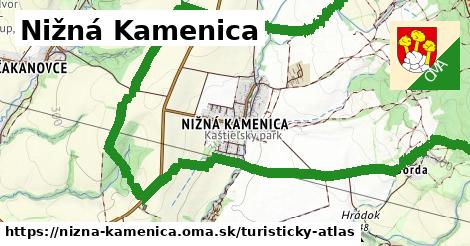 ikona Turistická mapa turisticky-atlas v nizna-kamenica