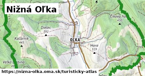 ikona Nižná Oľka: 0 m trás turisticky-atlas v nizna-olka