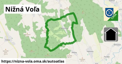 ikona Mapa autoatlas v nizna-vola