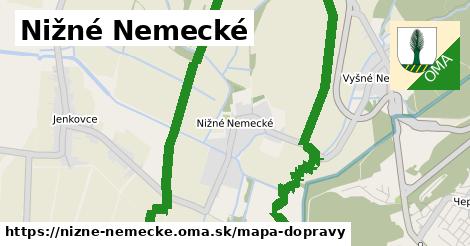 ikona Nižné Nemecké: 0 m trás mapa-dopravy v nizne-nemecke