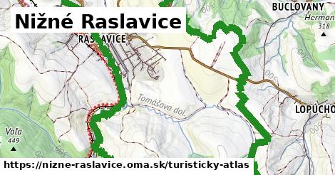 ikona Nižné Raslavice: 0 m trás turisticky-atlas v nizne-raslavice