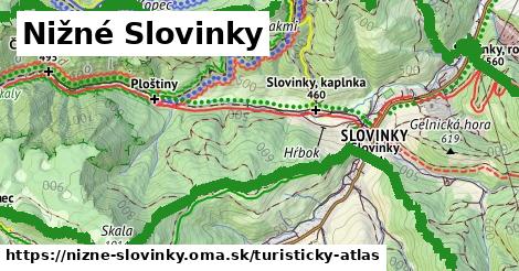ikona Turistická mapa turisticky-atlas v nizne-slovinky