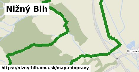 ikona Nižný Blh: 0 m trás mapa-dopravy v nizny-blh