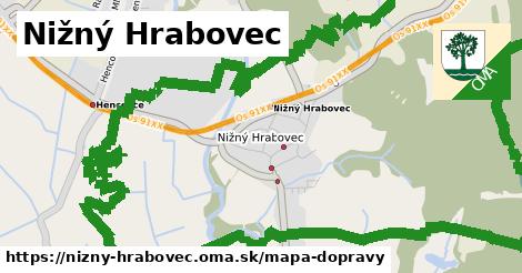 ikona Nižný Hrabovec: 10,2 km trás mapa-dopravy v nizny-hrabovec