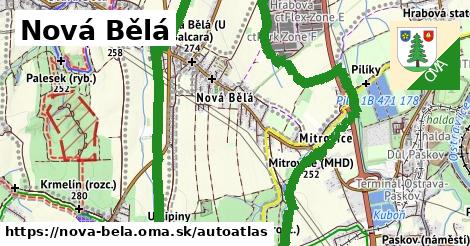 ikona Mapa autoatlas v nova-bela