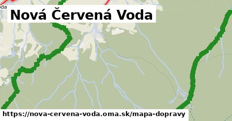 ikona Nová Červená Voda: 3,9 km trás mapa-dopravy v nova-cervena-voda