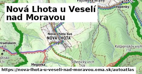 ikona Mapa autoatlas v nova-lhota-u-veseli-nad-moravou