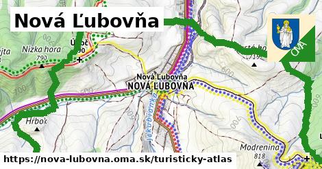 ikona Nová Ľubovňa: 12,7 km trás turisticky-atlas v nova-lubovna