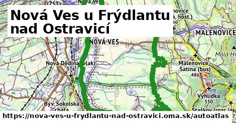 ikona Mapa autoatlas v nova-ves-u-frydlantu-nad-ostravici