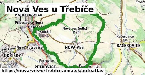 ikona Mapa autoatlas v nova-ves-u-trebice