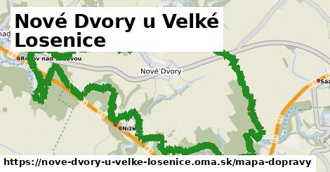 ikona Nové Dvory u Velké Losenice: 648 m trás mapa-dopravy v nove-dvory-u-velke-losenice