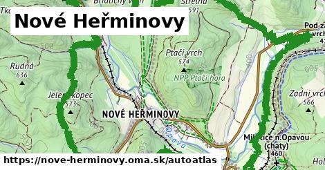 ikona Mapa autoatlas v nove-herminovy