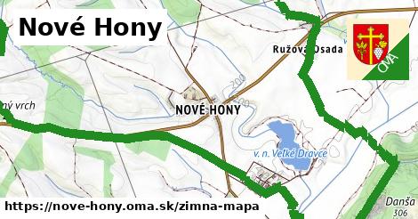 ikona Nové Hony: 0 m trás zimna-mapa v nove-hony