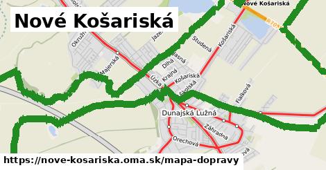 ikona Nové Košariská: 27 km trás mapa-dopravy v nove-kosariska