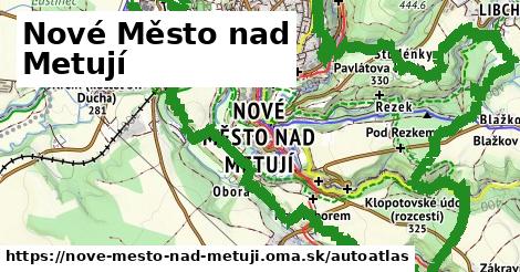 ikona Mapa autoatlas v nove-mesto-nad-metuji