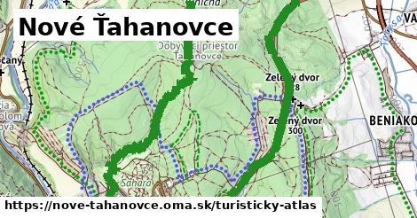 ikona Nové Ťahanovce: 4,7 km trás turisticky-atlas v nove-tahanovce