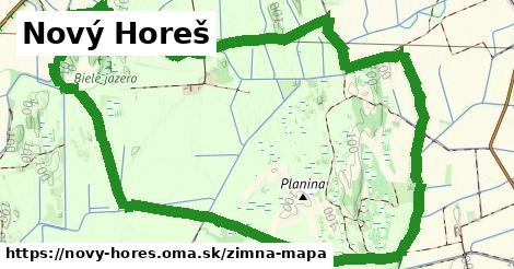 ikona Nový Horeš: 0 m trás zimna-mapa v novy-hores
