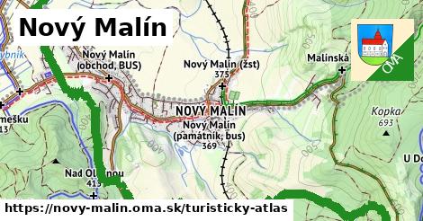 ikona Turistická mapa turisticky-atlas v novy-malin