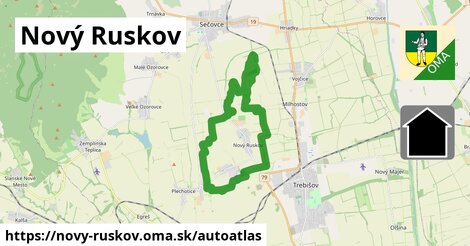 ikona Mapa autoatlas v novy-ruskov