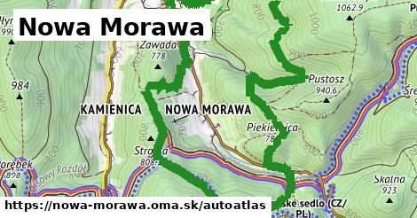 ikona Mapa autoatlas v nowa-morawa