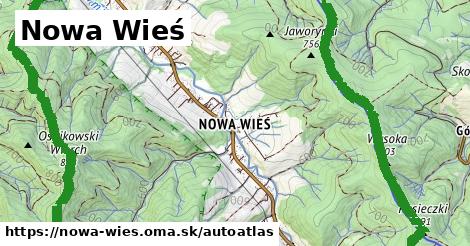 ikona Mapa autoatlas v nowa-wies