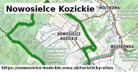 ikona Turistická mapa turisticky-atlas v nowosielce-kozickie