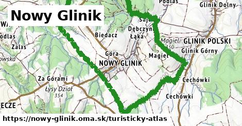 ikona Turistická mapa turisticky-atlas v nowy-glinik