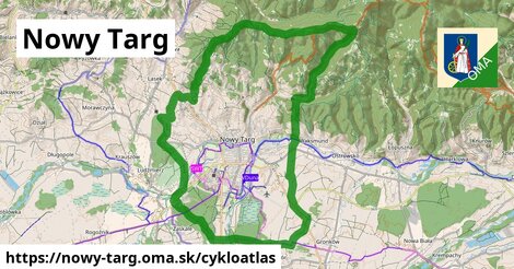 ikona Cyklo cykloatlas v nowy-targ