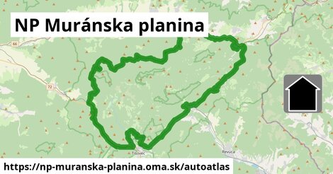 ikona Mapa autoatlas v np-muranska-planina