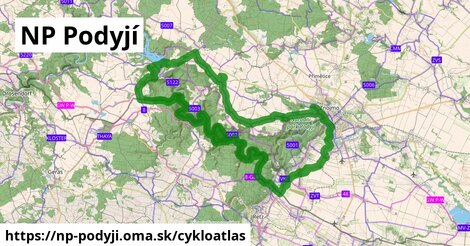 ikona Cyklo cykloatlas v np-podyji