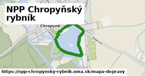 ikona NPP Chropyňský rybník: 0 m trás mapa-dopravy v npp-chropynsky-rybnik