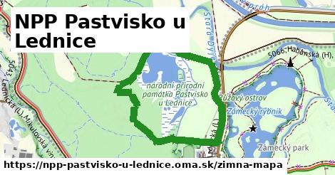ikona NPP Pastvisko u Lednice: 0 m trás zimna-mapa v npp-pastvisko-u-lednice