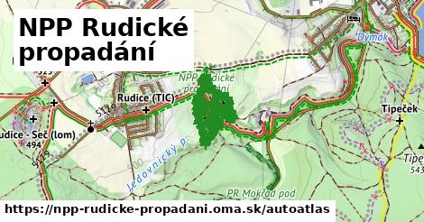 ikona Mapa autoatlas v npp-rudicke-propadani