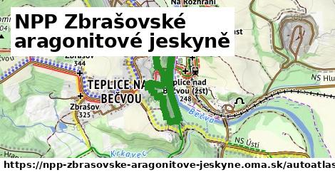 ikona Mapa autoatlas v npp-zbrasovske-aragonitove-jeskyne