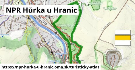 ikona Turistická mapa turisticky-atlas v npr-hurka-u-hranic