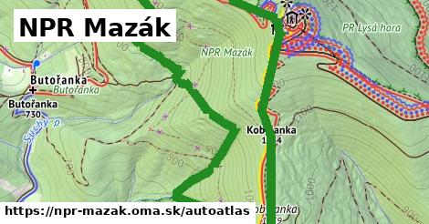 ikona Mapa autoatlas v npr-mazak