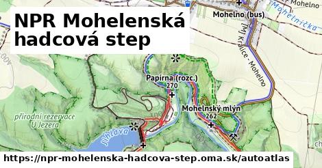 ikona Mapa autoatlas v npr-mohelenska-hadcova-step