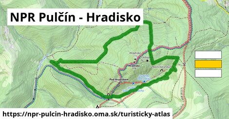 ikona Turistická mapa turisticky-atlas v npr-pulcin-hradisko