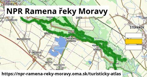 ikona Turistická mapa turisticky-atlas v npr-ramena-reky-moravy