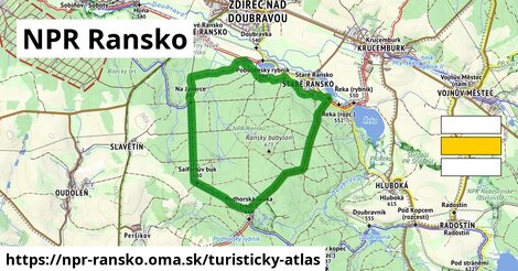 ikona Turistická mapa turisticky-atlas v npr-ransko