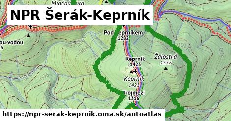 ikona Mapa autoatlas v npr-serak-keprnik