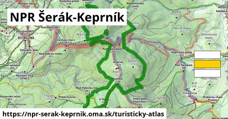 ikona NPR Šerák-Keprník: 28 km trás turisticky-atlas v npr-serak-keprnik